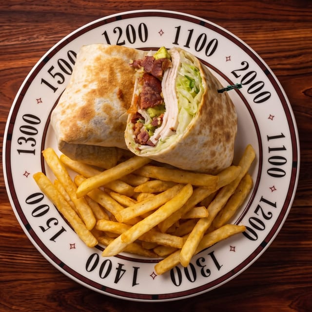 Turkey Bacon Avocado Wrap.
